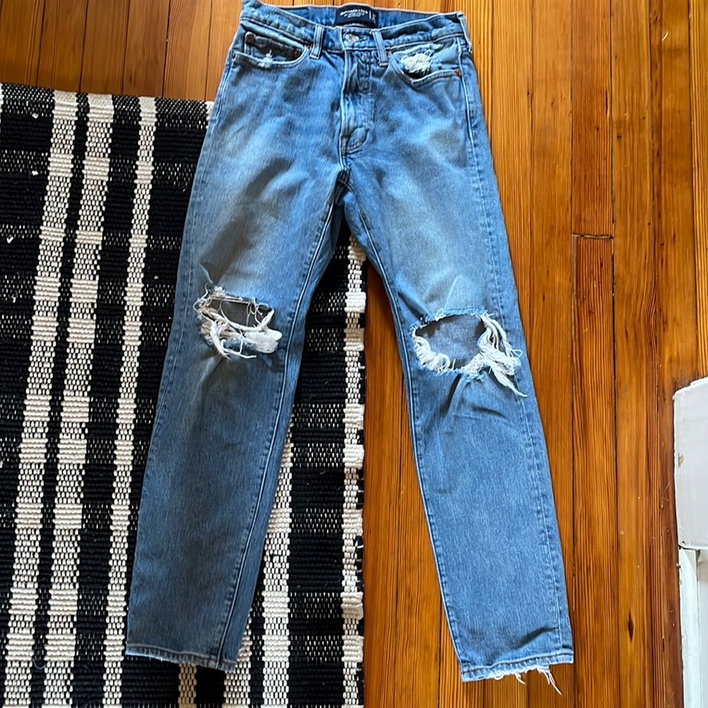 Abercrombie & Fitch Vintage Stretch 90S Straight Jeans